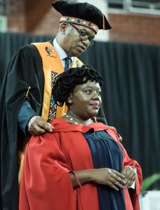 UKZN Staffer Dr Lungile Zondi graduates with her PhD in Anthropology.